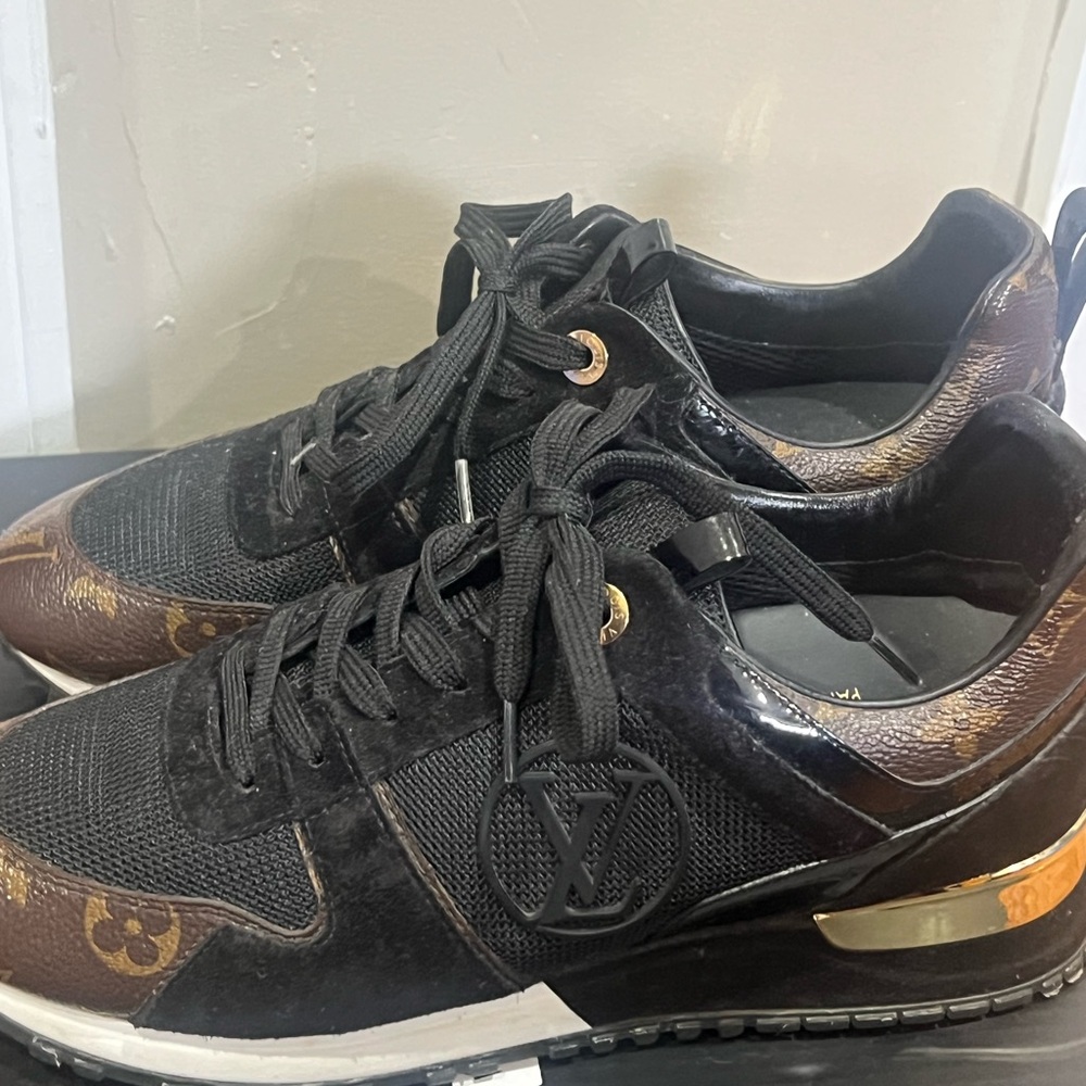 Louis Vuitton Black and Brown women Sneakers